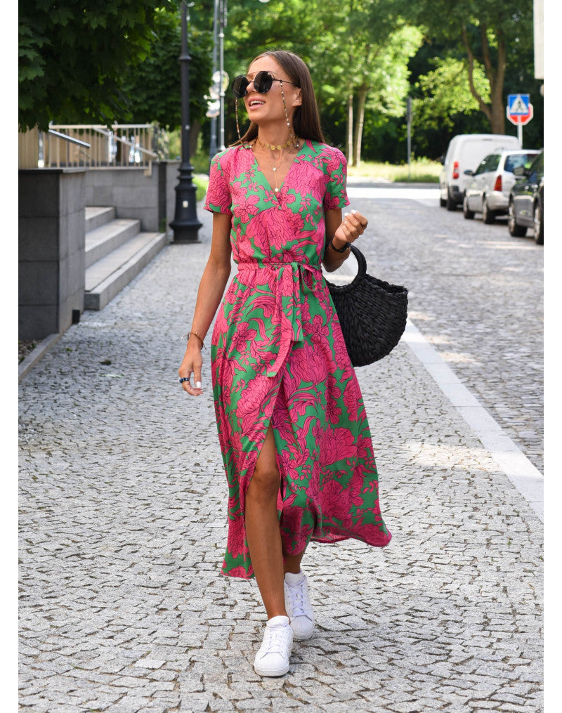 Yasmine | Robe Élégante avec Décolleté en V