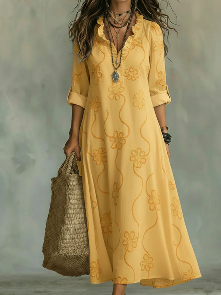 Sienna - Robe d'Été Longue à Fleurs