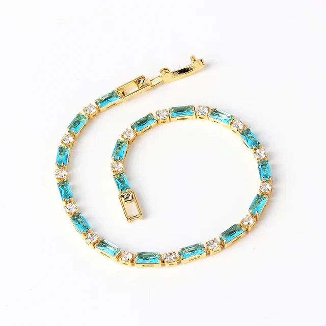 Naïm™ | Bracelet en turquoise naturelle et or