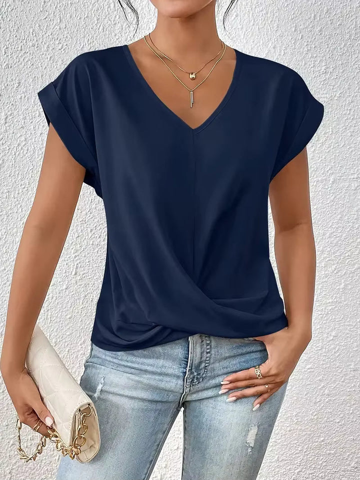 Gemma™ | Haut fluide drapé