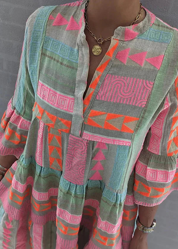 Ava | Robe d'été à décolleté en V