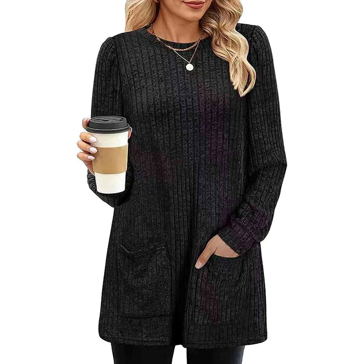 Carol™ | Pull long pour femmes avec poches