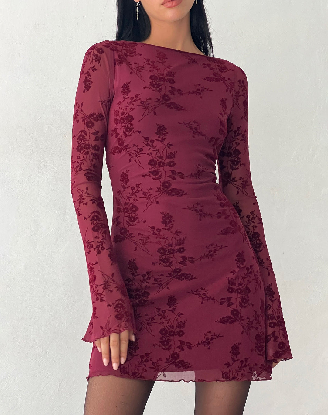 Sarah™ | Robe fleurie à manches longues