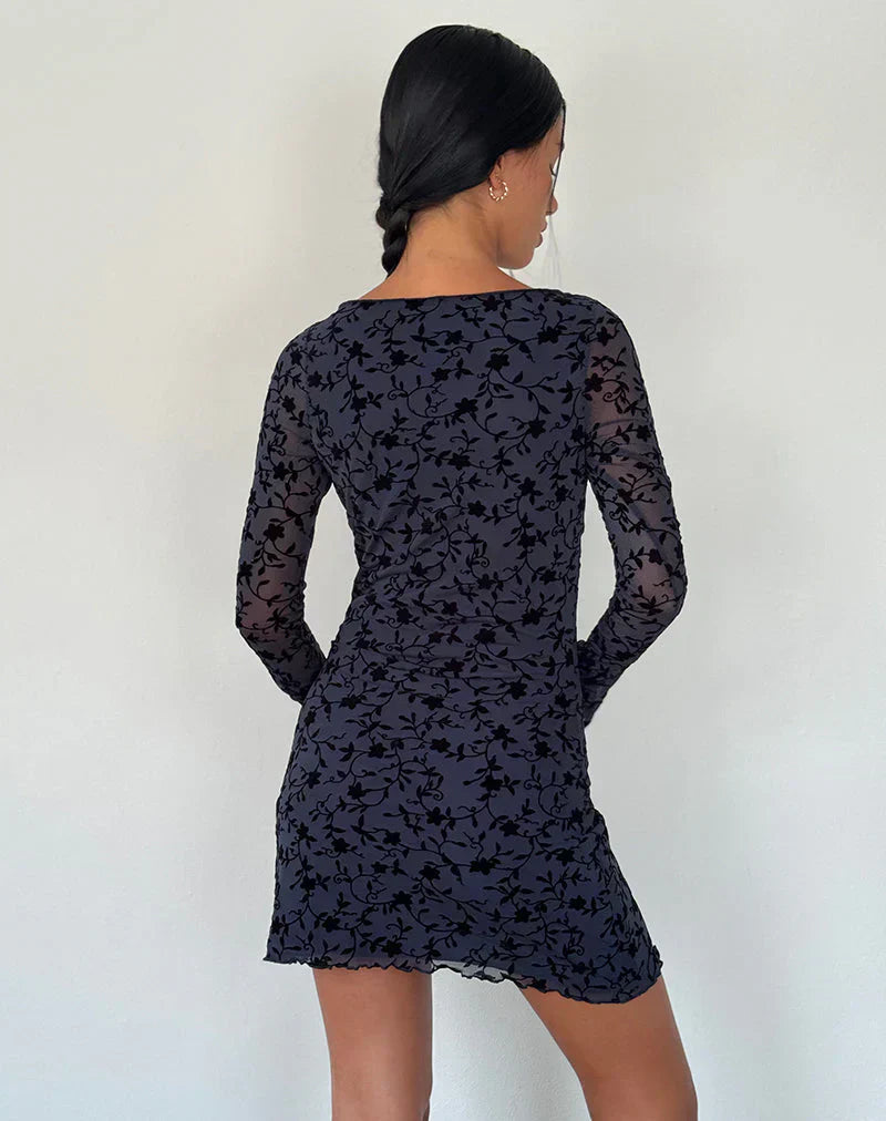 Sarah™ | Robe fleurie à manches longues