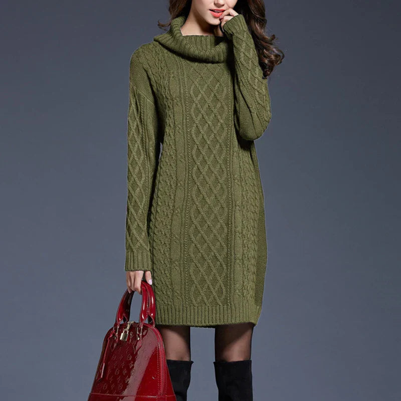 Brenda™ | Robe d'hiver élégante et tricotée