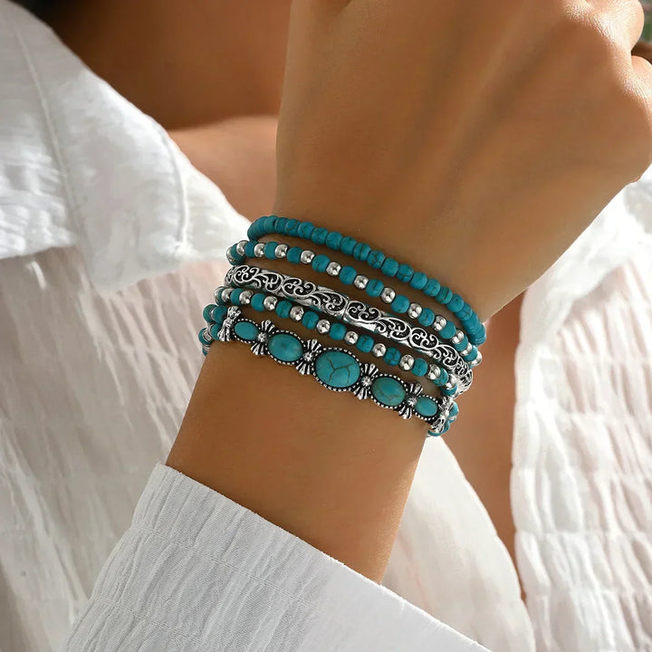 Kairi™ | Bracelet de perles turquoises style bohème