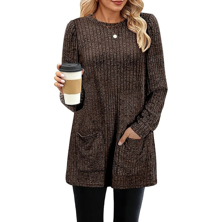 Carol™ | Pull long pour femmes avec poches