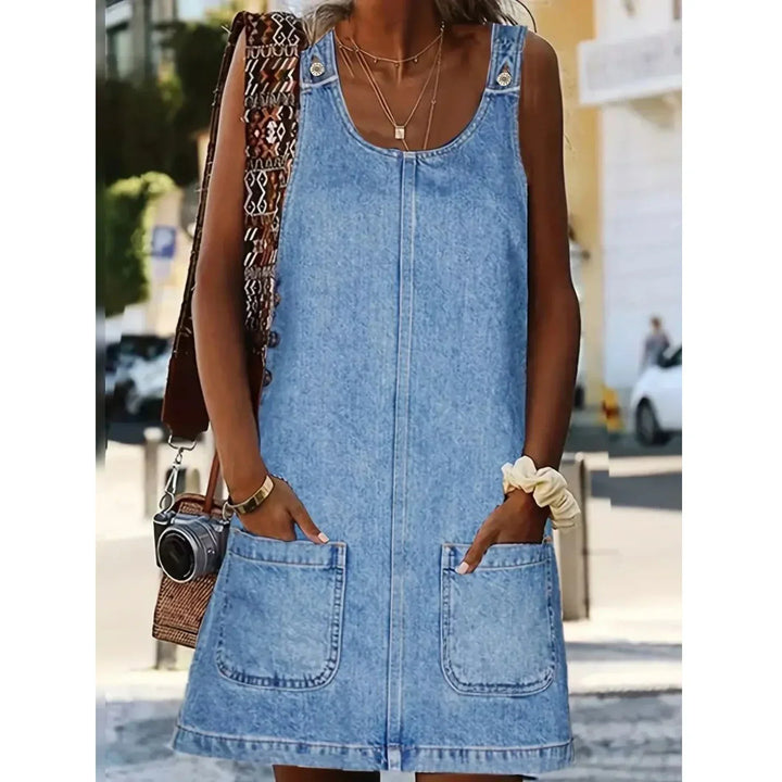 Saylor™ | Robe décontractée look denim