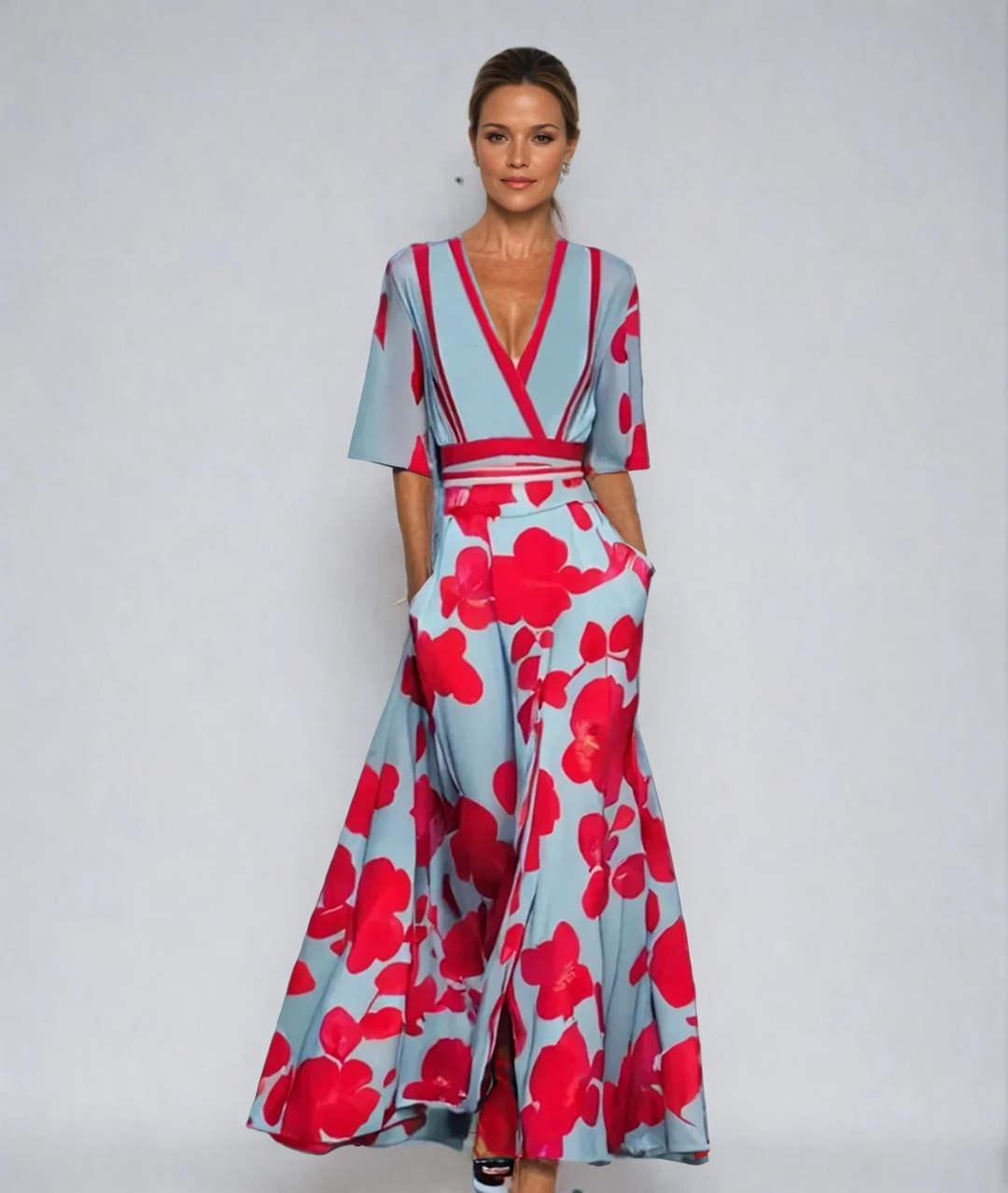 Chloe | Robe Élégante à Fleurs