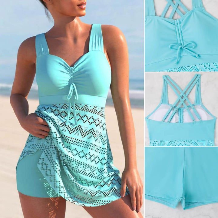 Grace™ | Maillot de bain tankini froncé