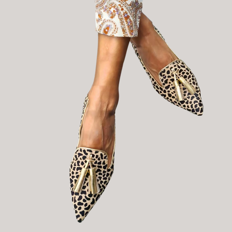 Mocassins Femme Léopard