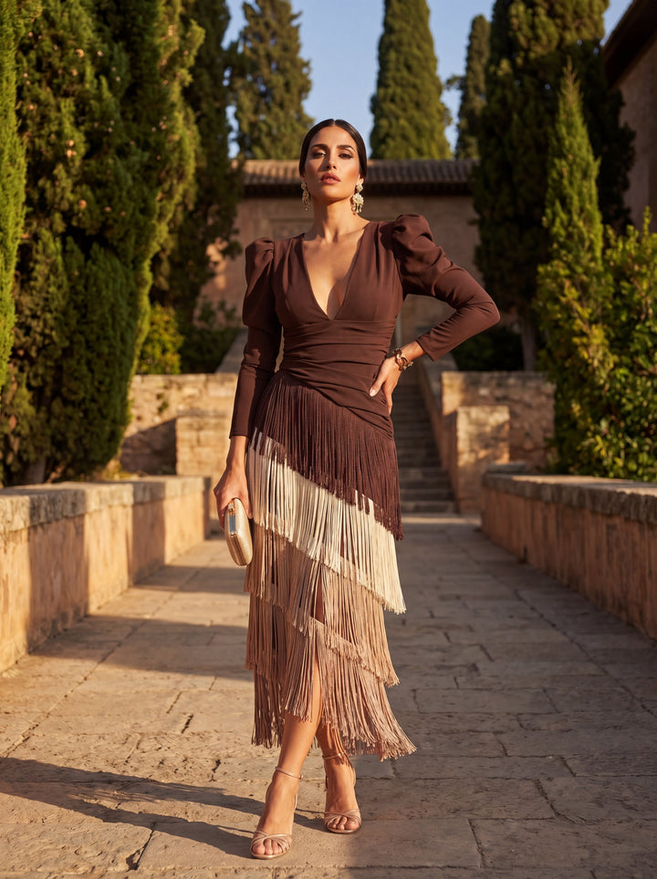 Robe Ronda avec Franges