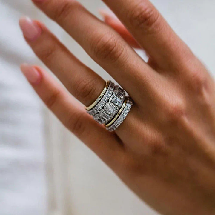 Katharina™ | Ensemble de 5 bagues en argent sterling