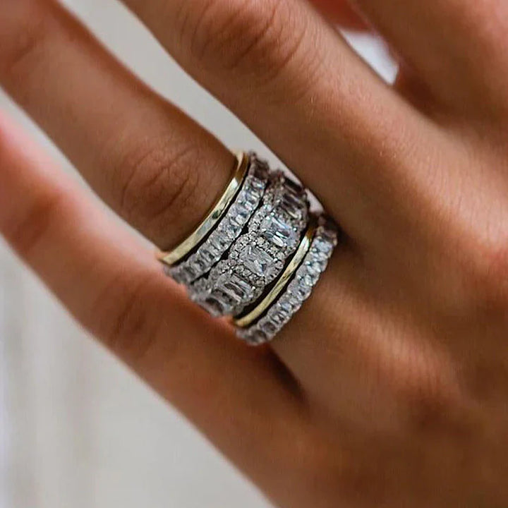 Katharina™ | Ensemble de 5 bagues en argent sterling