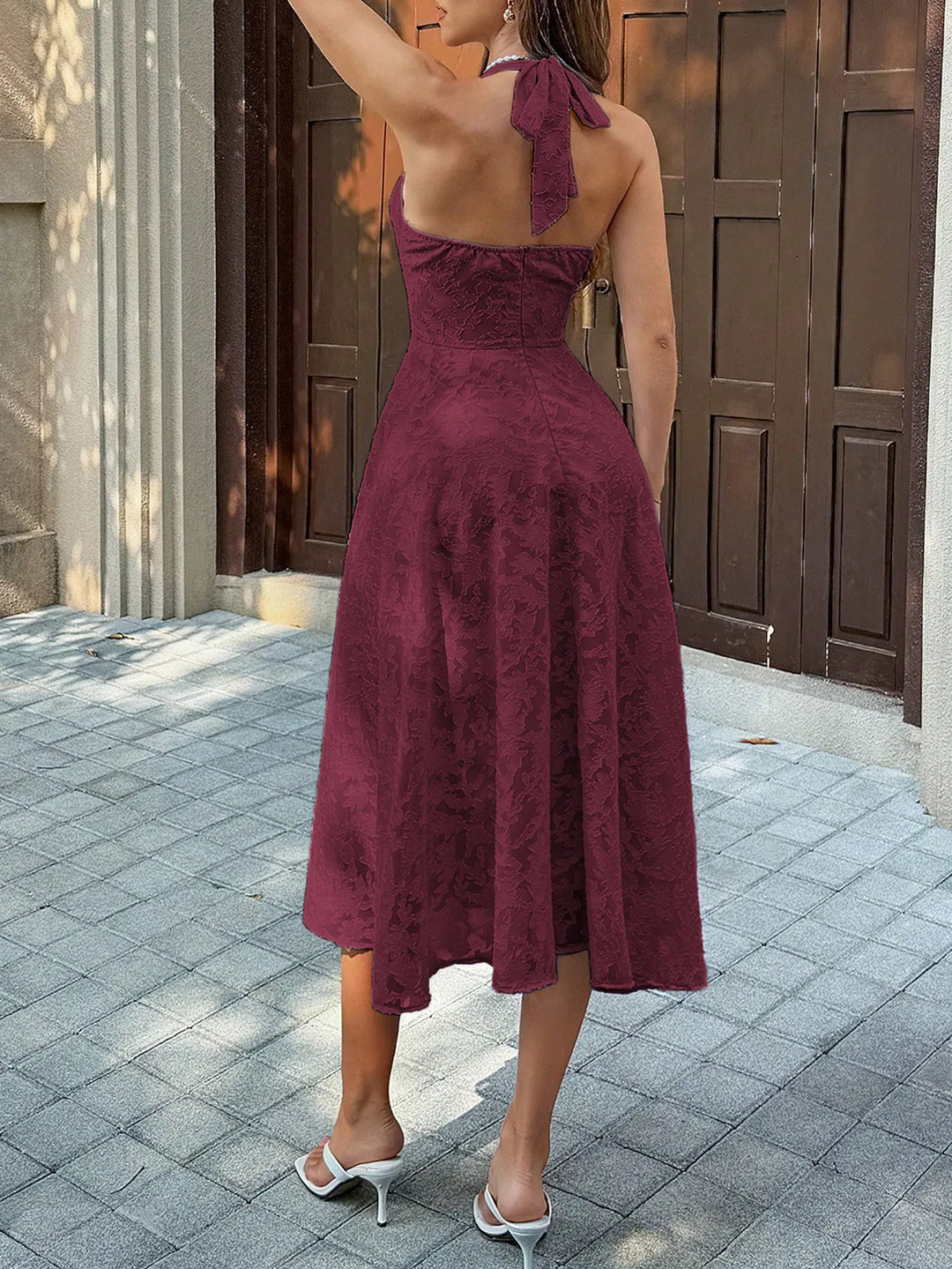 Robe à Lignes Pliées