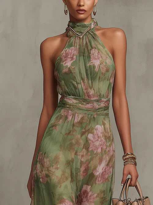 Robe Pétale Verte