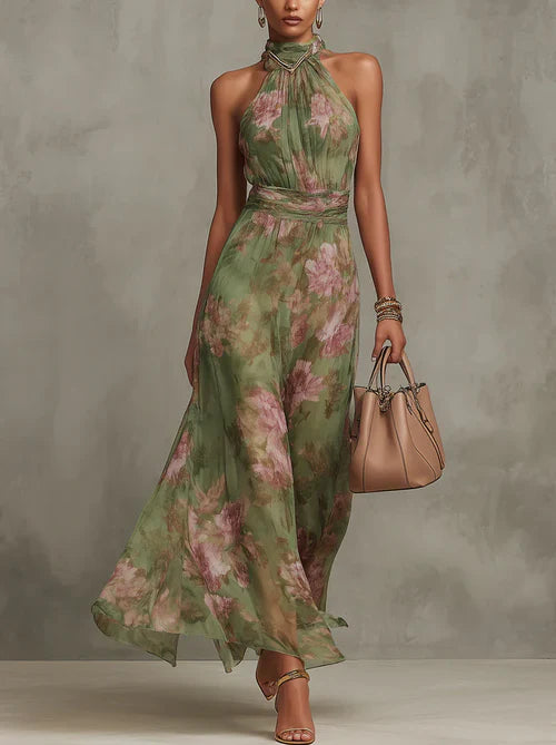 Robe Pétale Verte