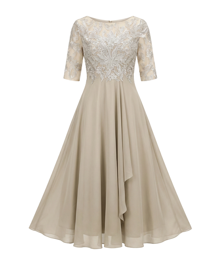 Robe en Dentelle d'Automne