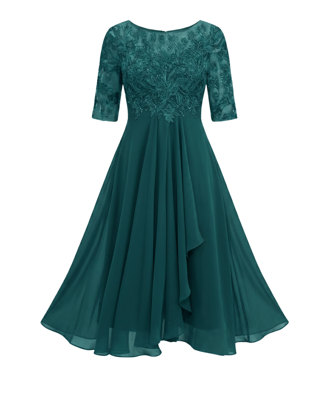 Robe en Dentelle d'Automne
