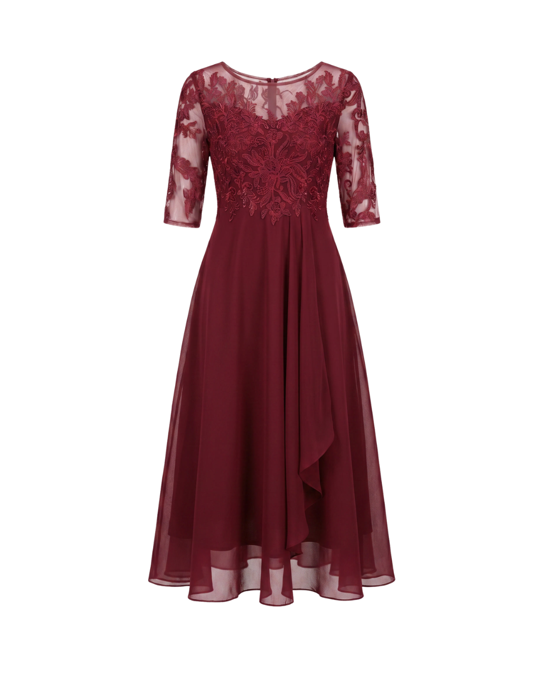 Robe en Dentelle d'Automne