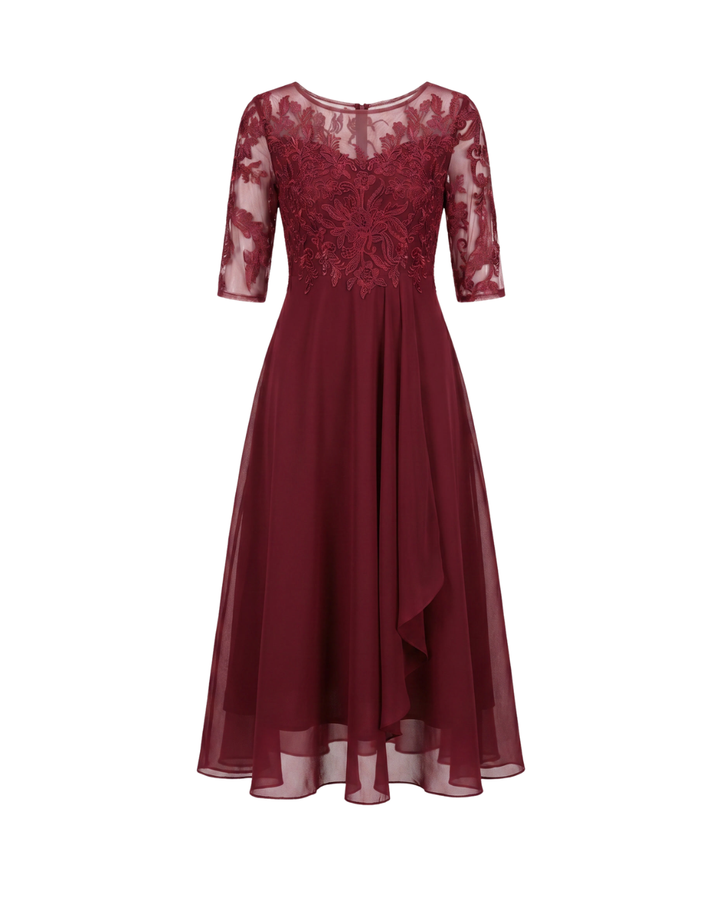 Robe en Dentelle d'Automne