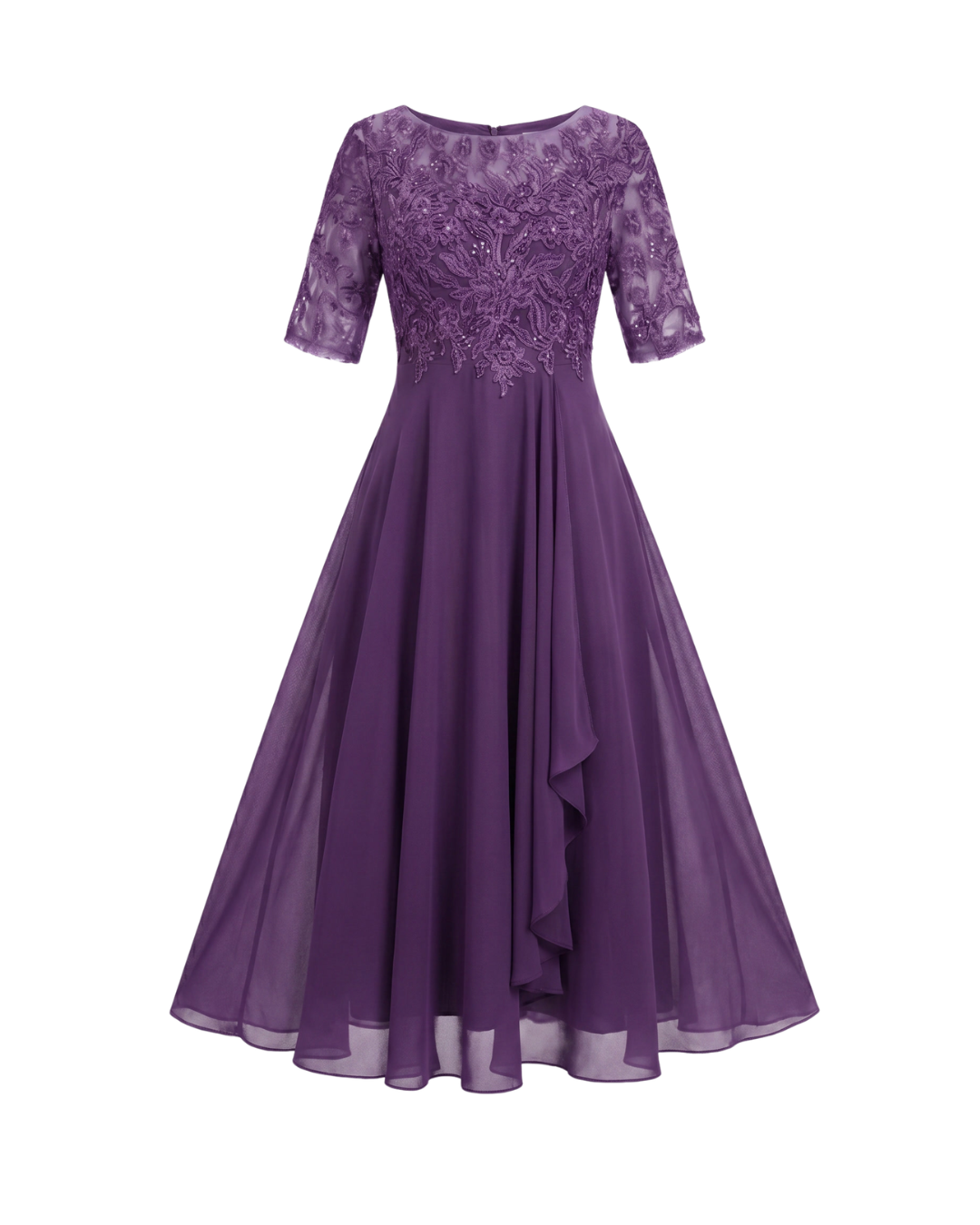 Robe en Dentelle d'Automne