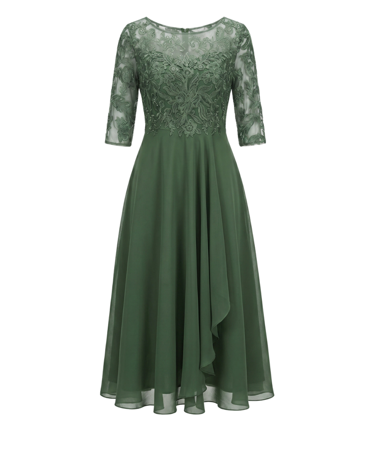 Robe en Dentelle d'Automne