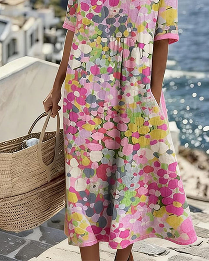 Fleuré - Robe Midi Imprimée