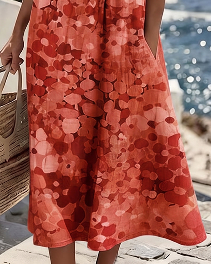 Fleuré - Robe Midi Imprimée