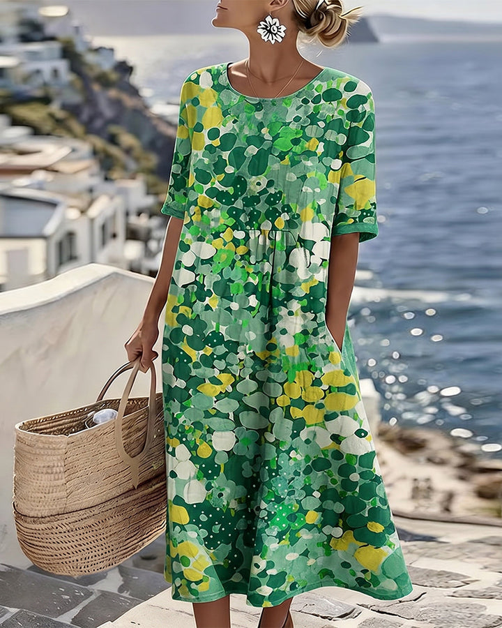 Fleuré - Robe Midi Imprimée