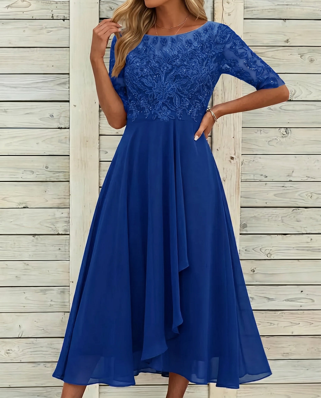 Robe en Dentelle d'Automne