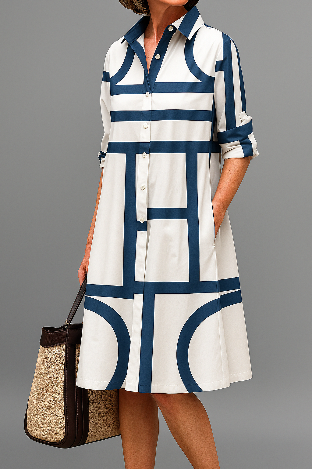 Sienne | Robe midi élégante