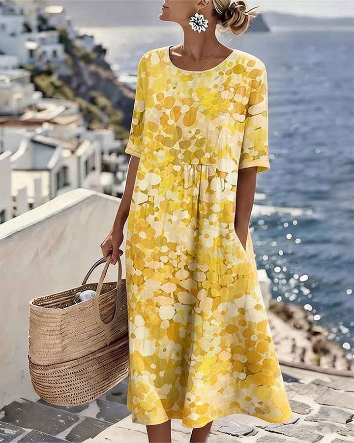 Fleuré - Robe Midi Imprimée