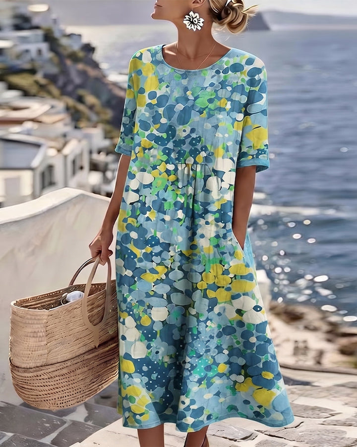 Fleuré - Robe Midi Imprimée
