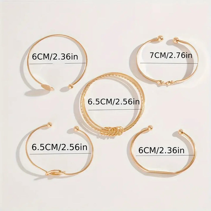 Nereida™ | Ensemble élégant avec bracelet en or