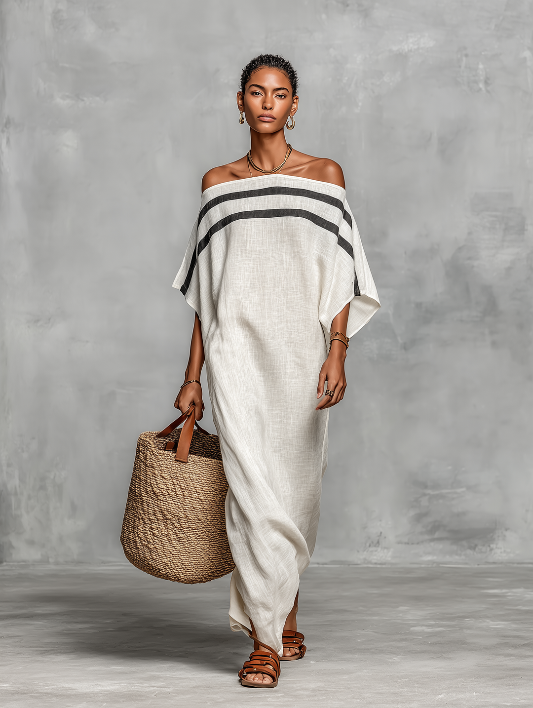 Robe Maxi en Minimaliste