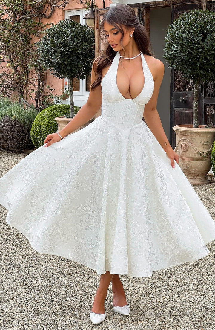 Esmeralda™ | Robe à encolure halterneck