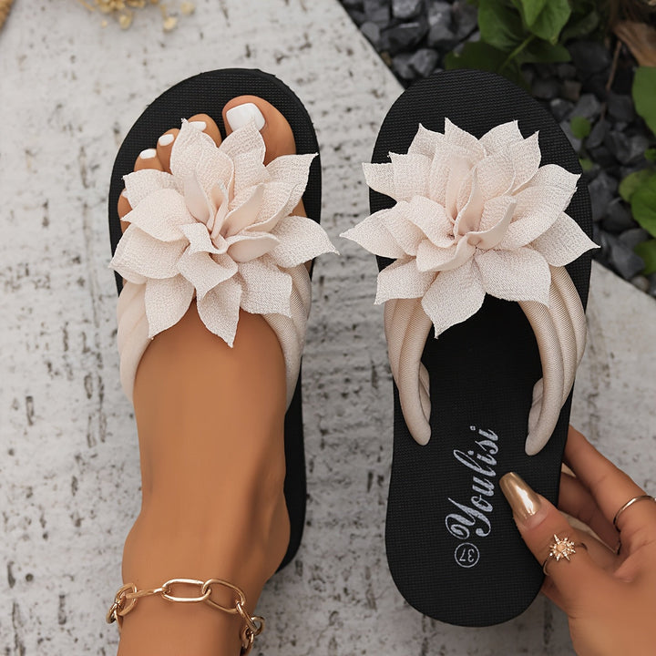 Sandales Élégantes avec Fleurs