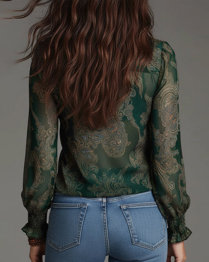 LA KIM - BLOUSE À 1/2 ZIP