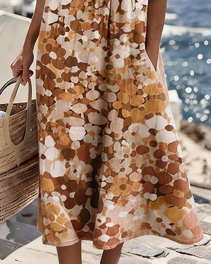 Fleuré - Robe Midi Imprimée