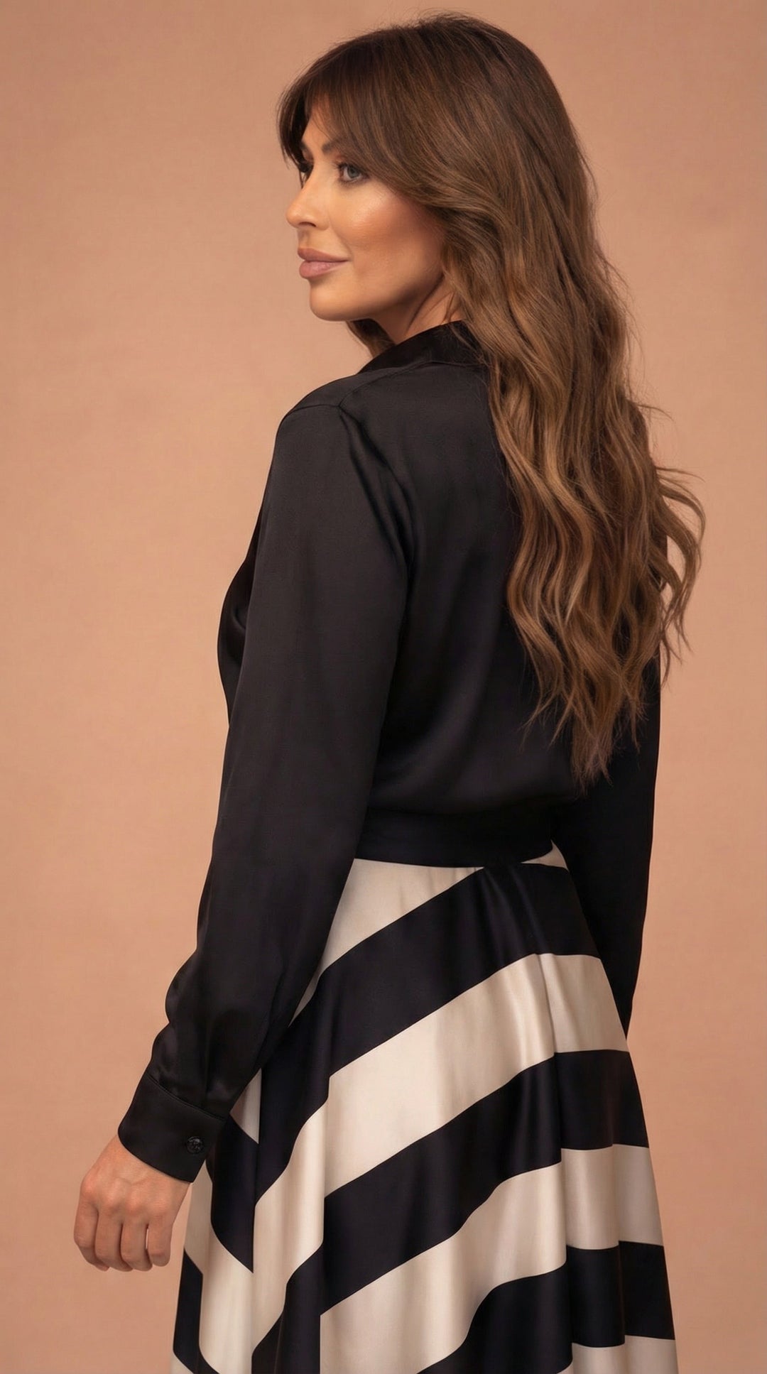 Mila | Robe longue rayée