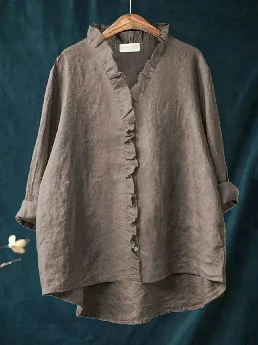 Célestine™ | Blouse délicate à volants