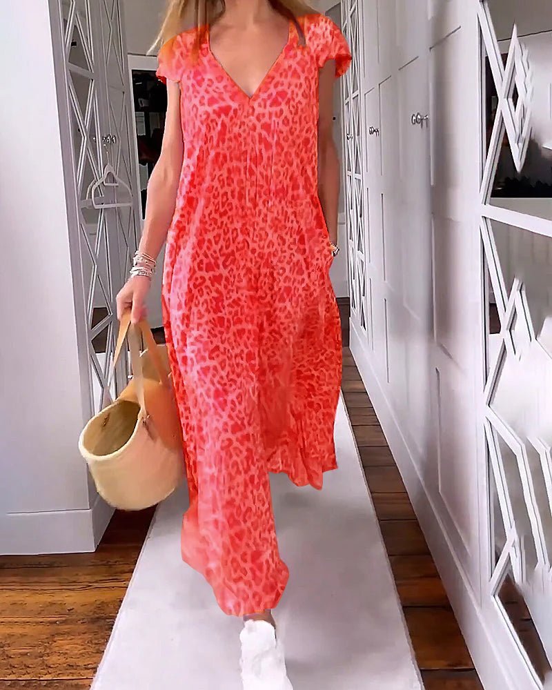 Glaiza | Robe maxi à encolure en V
