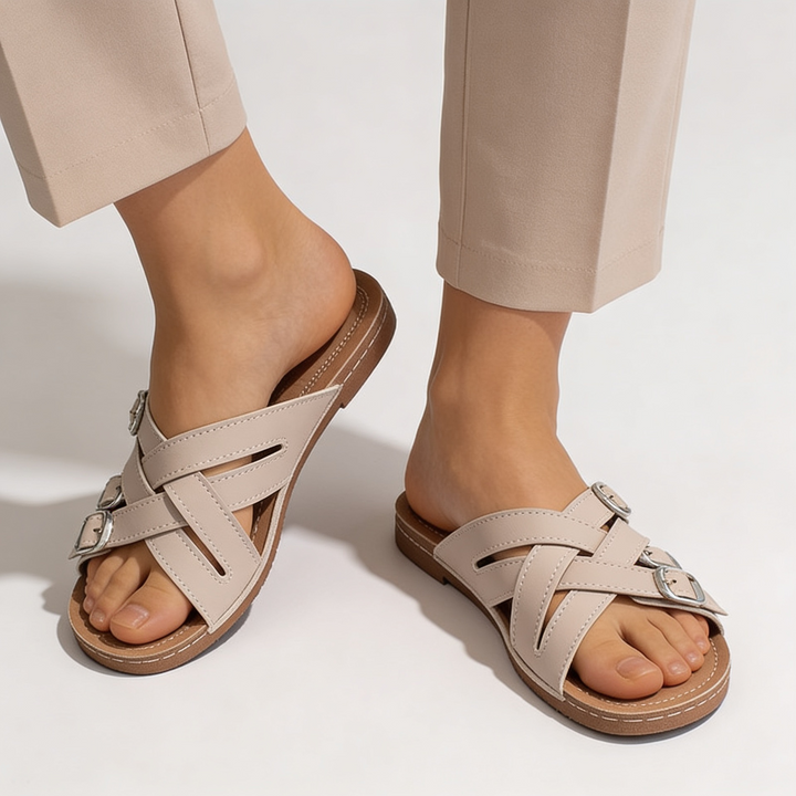 Calynna | Sandales modernes à brides croisées