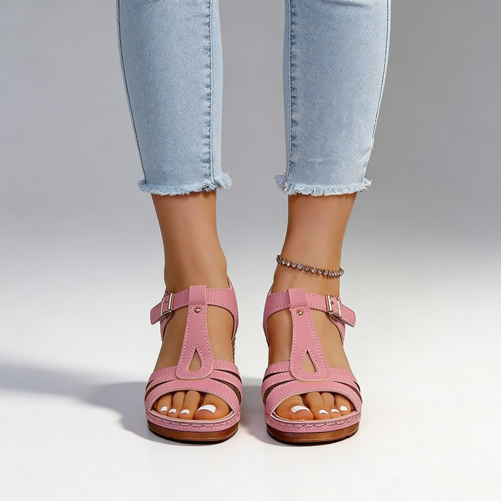 Veloura | Élégantes chaussures à talons ouverts de confort