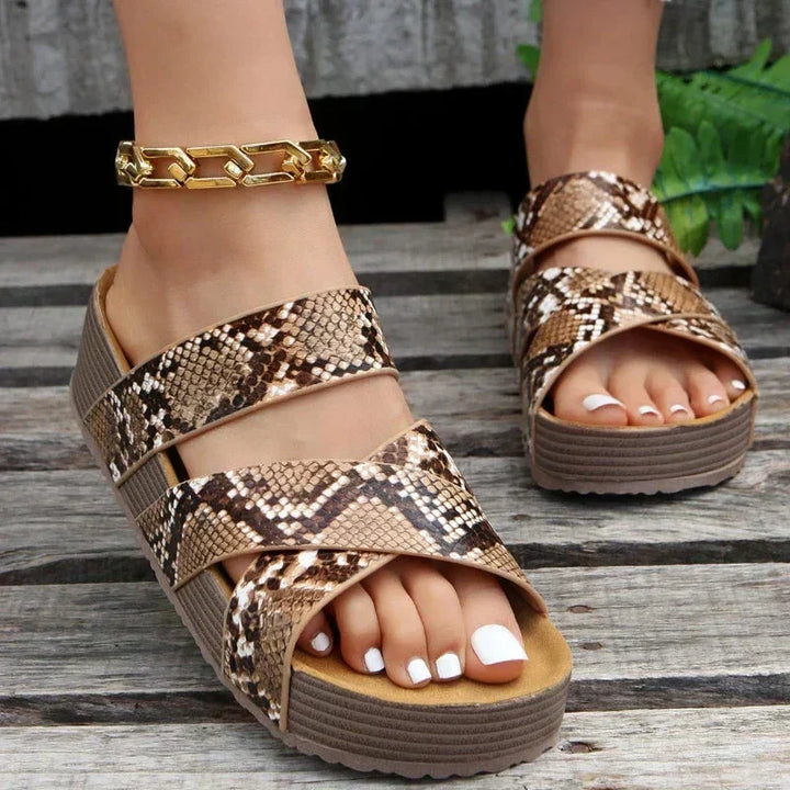 Sandales d'Élégance Tissée