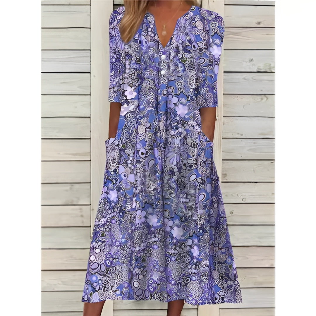 Susan™ | Robe d'été pour femmes à imprimé floral