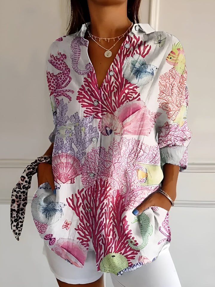 Kaitlyn™ | Chemisier floral fluide 1+1